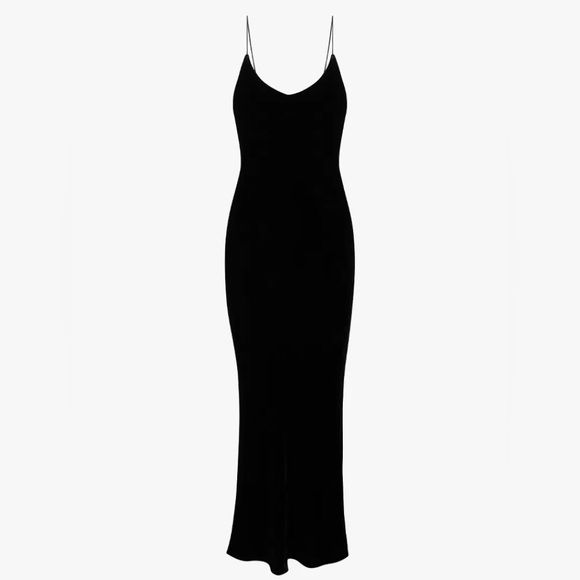 Realisation Par Dresses & Skirts - Realisation Par Rachel Black Velvet Maxi Dress